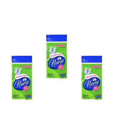دستکش یکبار مصرف مدل n100 مجموعه 3 عددی