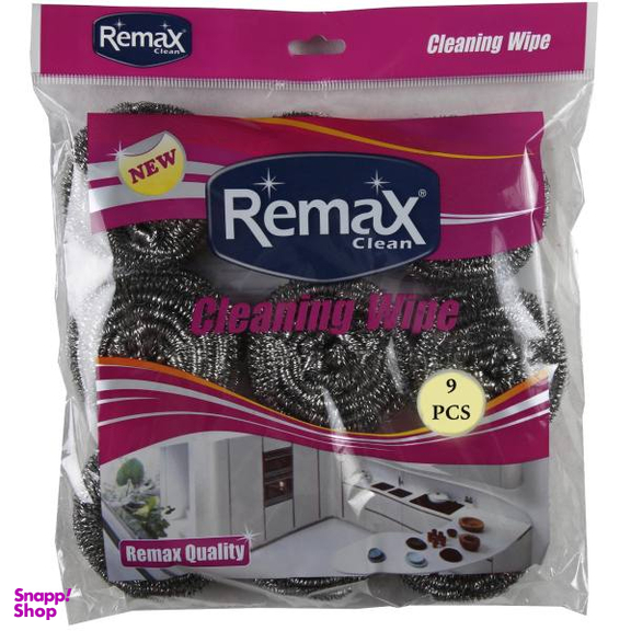 سیم ظرفشویی ریمکس مدل Stainless steel بسته 9 عددی