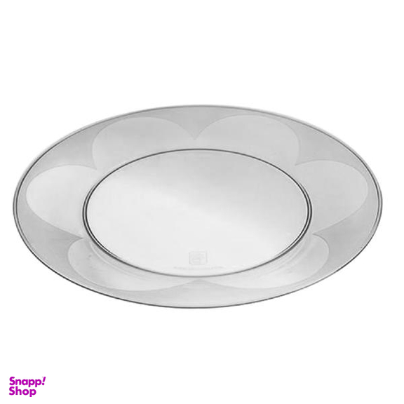 بشقاب یکبار مصرف کوشا مدل بشقاب کیک خوری نگین کد N0200 بسته 6 عددی
