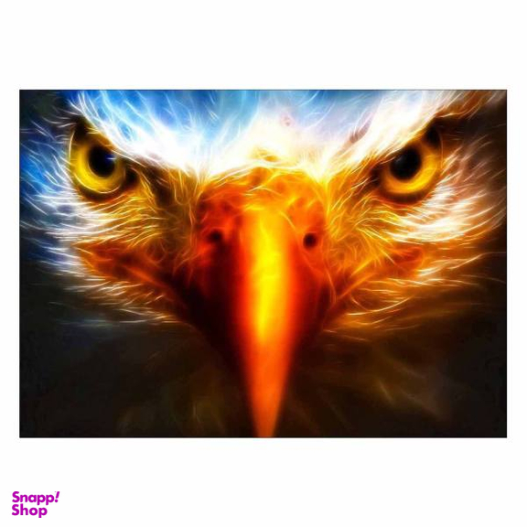 تابلو شاسی ونسونی طرح Eagle Art سایز 30 × 40 سانتی متر