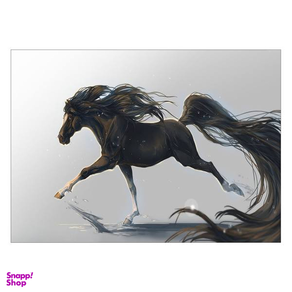 تابلو شاسی ونسونی طرح Running Horse Art سایز 50x70 سانتی متر