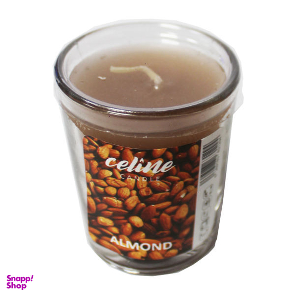 شمع لیوانی سلین (Celine) مدل Almond