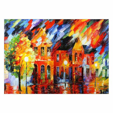 تابلو شاسی ونسونی طرح Famous Modern Day Art سایز 50x70 سانتی متر