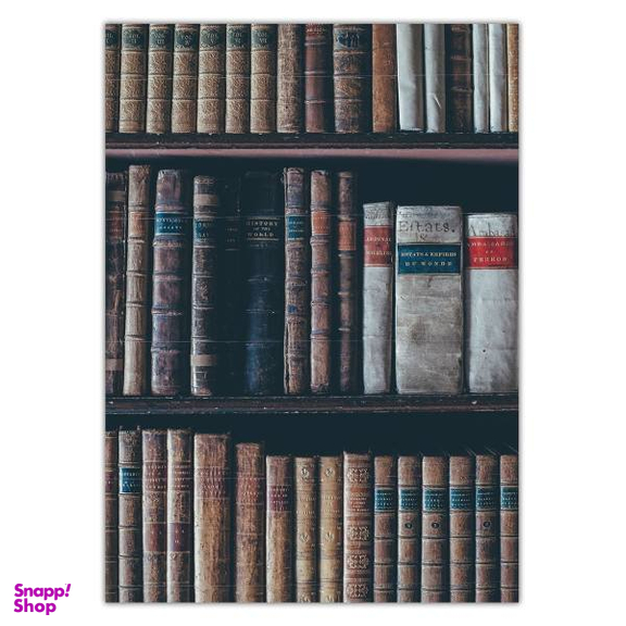 تابلو شاسی ونسونی طرح Darcys Library سایز 50x70 سانتی متر