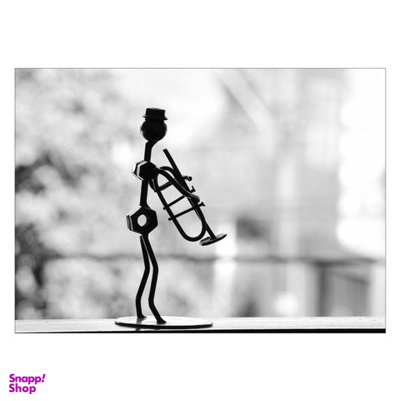 تابلو شاسی ونسونی طرح Nuty Musician سایز 30x40 سانتی متر