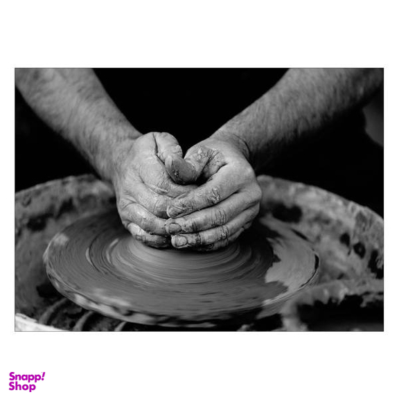 تابلو شاسی ونسونی طرح The Potter سایز 50x70 سانتی متر