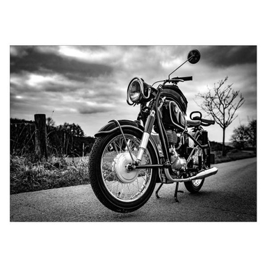 تابلو شاسی ونسونی طرح Retro BMW Motorrad سایز 50x70 سانتی متر