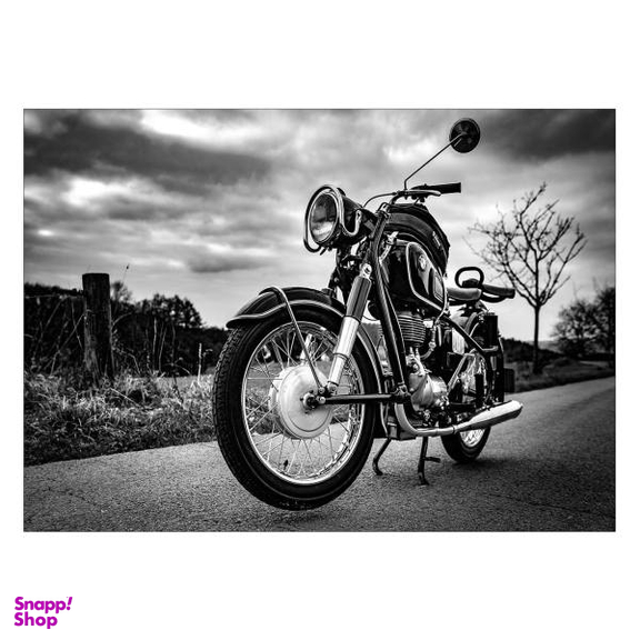 تابلو شاسی ونسونی طرح Retro BMW Motorrad سایز 50x70 سانتی متر