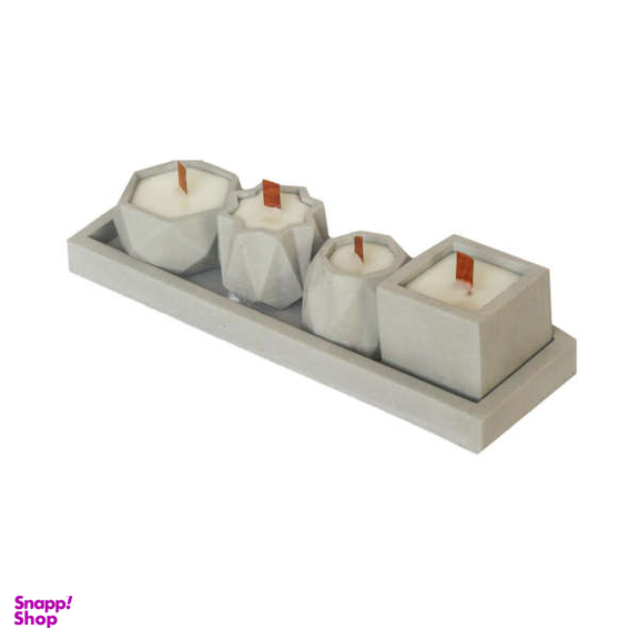 شمع مدل بتنی مجموعه 4 عددی