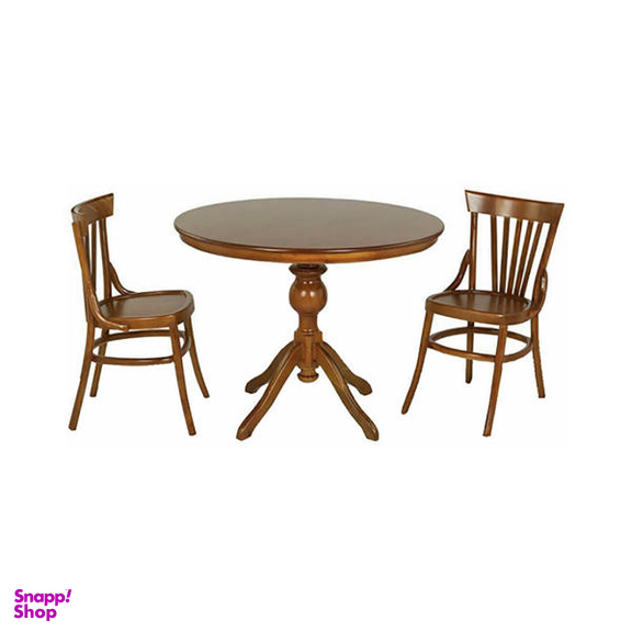 میز و صندلی ناهار خوری اسپرسان چوب کد Sm85