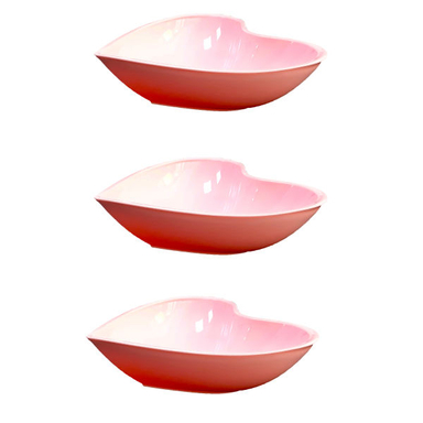 کاسه طرح قلب مدل 101 بسته 3 عددی