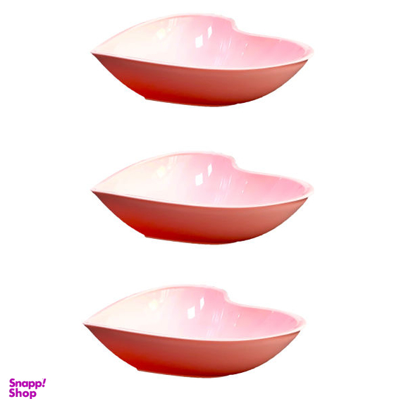 کاسه طرح قلب مدل 101 بسته 3 عددی