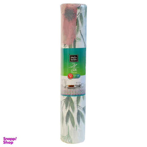 سفره یکبار مصرف کوالا مدل Silk طرح گل برگ رول 10 متری