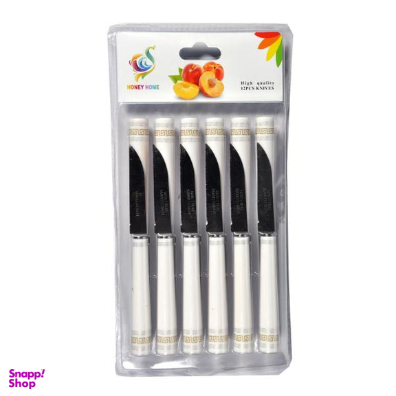 کارد میوه خوری مدل KH 6 بسته 12 عددی