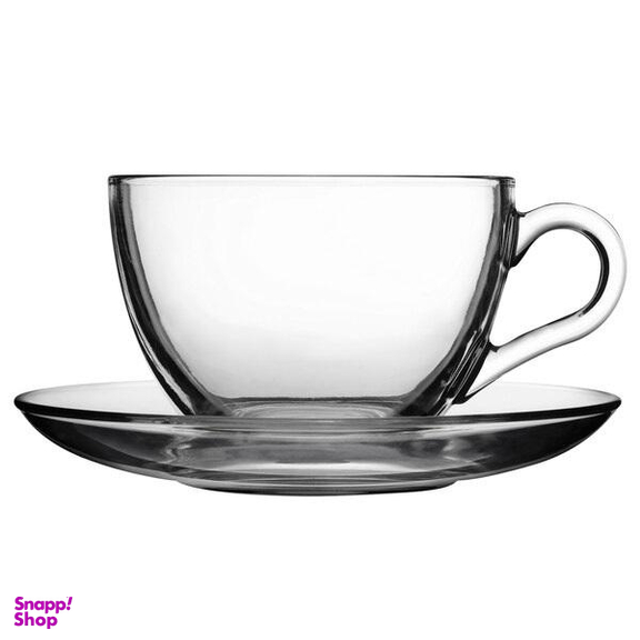 ست فنجان و نعلبکی 12پارچه پاشاباغچه مدل BASIC
