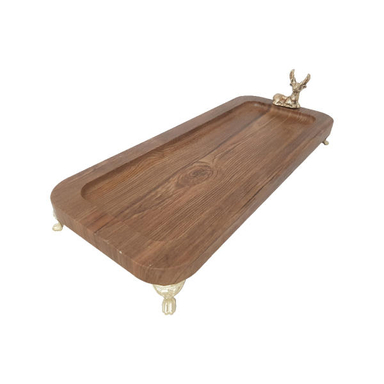 سینی رولت خوری مدل گوزن کد 24K-RG
