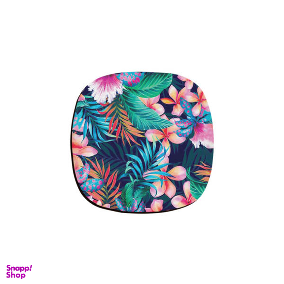 زیر لیوانی ترمه طراحان ایده مدل گل و برگ کد cfp418