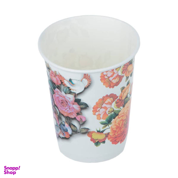لیوان یکبار مصرف تیروژ مدل کاغذی کد LIVK25A بسته 25 عددی