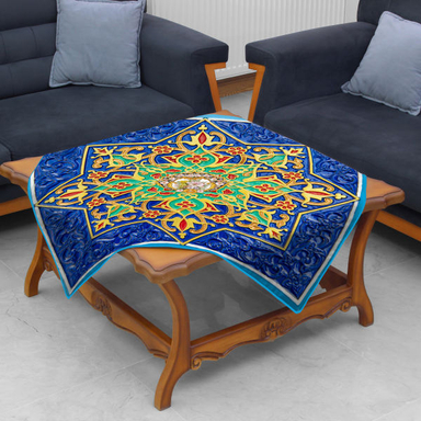 رومیزی طرح کاشی کد 907