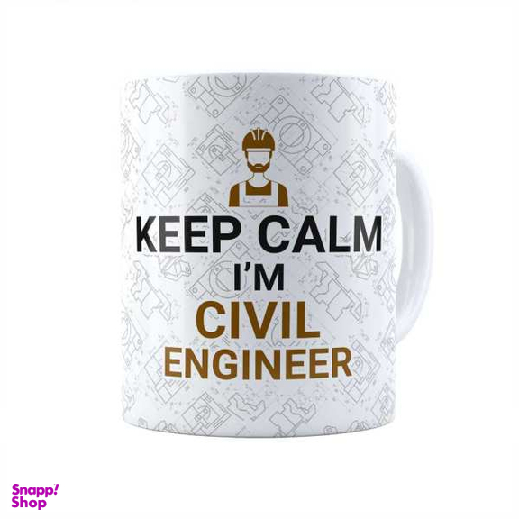 ماگ ترمه طراحان ایده مدل civil engineer کد cfp1263