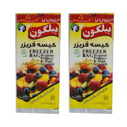 کیسه فریزر پیلگون مدل 25x35 تجزیه پذیر 2 بسته 100 عددی