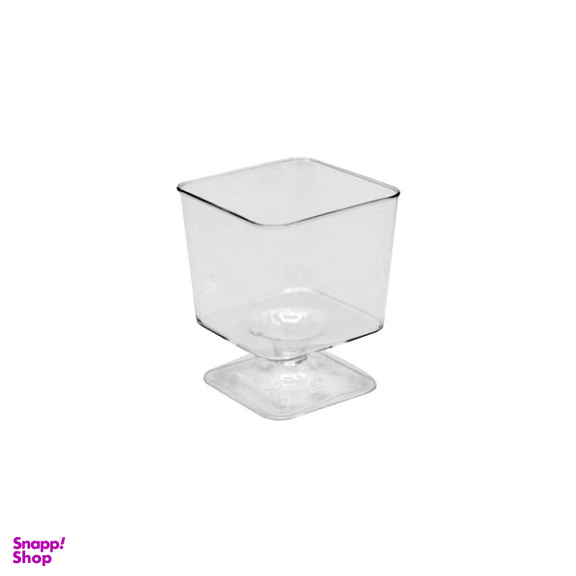 لیوان یکبار مصرف مدل جام چهار گوش کد k11 بسته 10 عددی