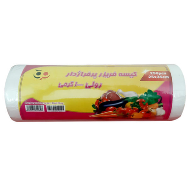 کیسه فریزر البرز پلاس مدل رولی بسته 250 عددی