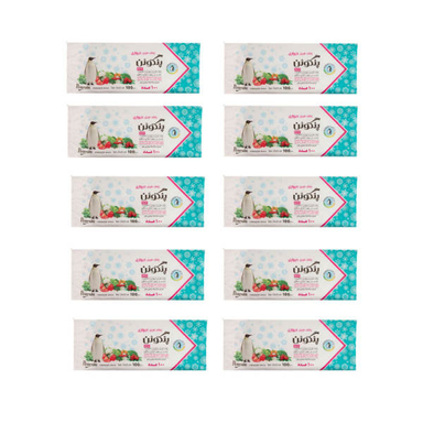 کیسه فریزر پنگوئن پلاست مدل Pocket بسته 10 عددی