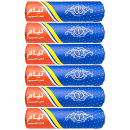 فویل آلومینیوم تیام مدل T20-10 رول 20 متری مجموعه 6 عددی