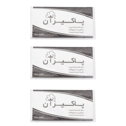 حوله یک بار مصرف پاکیزان مدل H-01 سایز 40x80 سانتی متر بسته 3 عددی