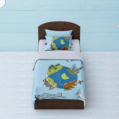 سرویس ملحفه شمسه نگار مدل BK865 یک نفره 3 تکه