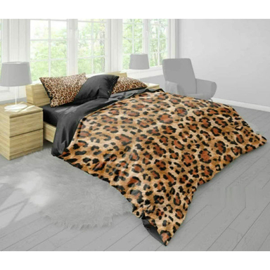 سرویس خواب دو نفره طرح پلنگی 6 تکه