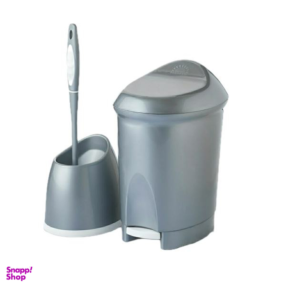 ست سطل زباله و فرچه مهسان مدل Dolphin