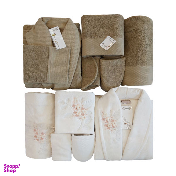 سرویس حوله 10 تکه لاروسا مدل CV03