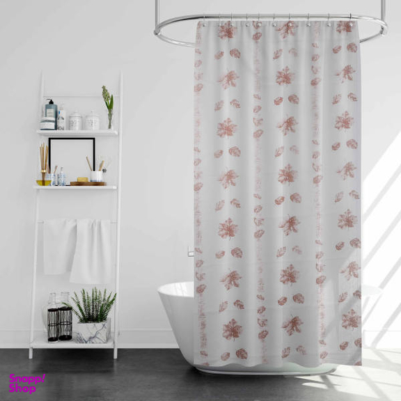 پرده حمام پیسو مدل BZ-33 سایز 180×200 سانتی متر