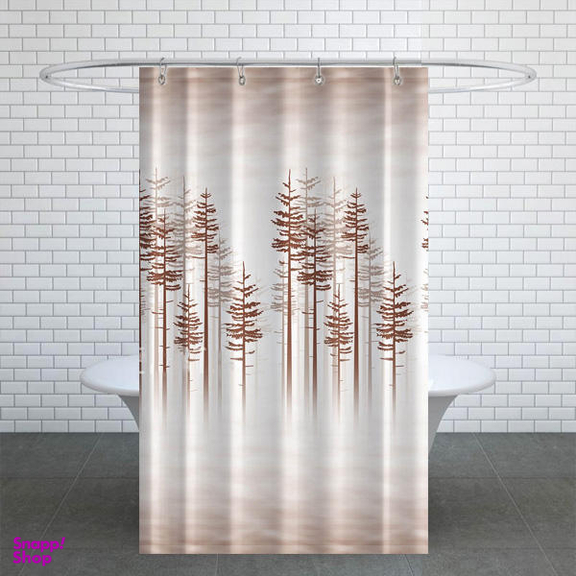 پرده حمام دلفین کد TOR-3390 سایز 200×180 سانتی متر