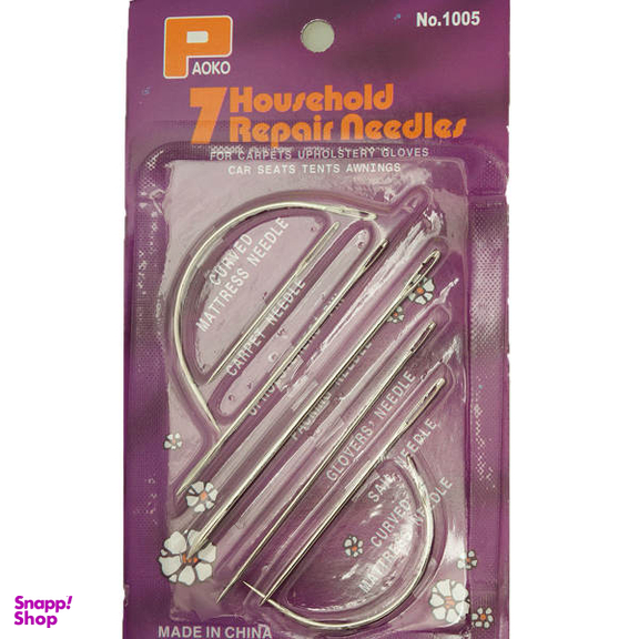 سوزن گلدوزی Paoko کد 1 مجموعه 7عددی
