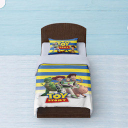 سرویس ملحفه شمسه نگار مدل BK689 Toy Story یک نفره 3 تکه