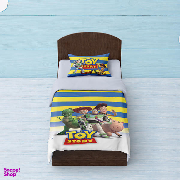 سرویس ملحفه شمسه نگار مدل BK689 Toy Story یک نفره 3 تکه
