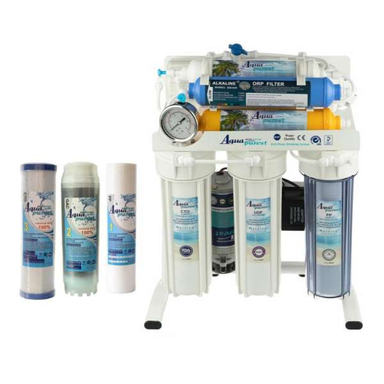 دستگاه تصفیه کننده آب آکواپیورست مدل RO-08 + فیلتر بسته 3 عددی