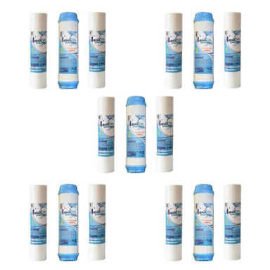 فیلتر دستگاه تصفیه آب آکوا پیورست مدل PP-UDF 10 INCH بسته 15 عددی