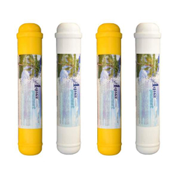 فیلتر دستگاه تصفیه کننده آب آکوا پیورست مدل پست کربن و مینرال بسته 4 عددی