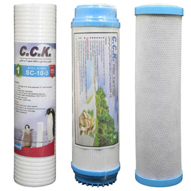 فیلتر دستگاه تصفیه کننده آب خانگی کد ZKH بسته 3 عددی غیر اصل
