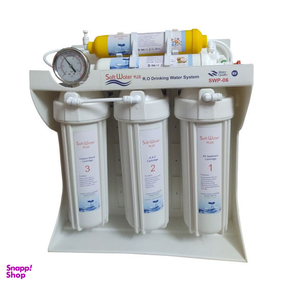 دستگاه تصفیه کننده آب سافت واتر مدل fiber 6stage