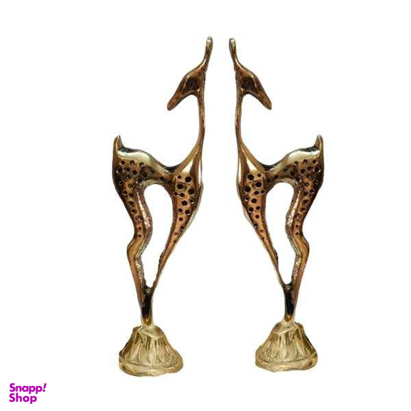 مجسمه مدل غزال عاشق مجموعه 2 عددی