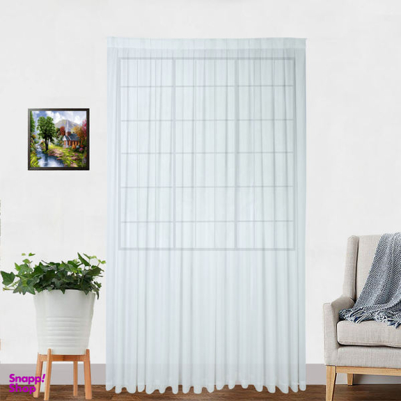پرده باربد مدل حریر کد HA220/280 سایز 220x280 سانتی متر