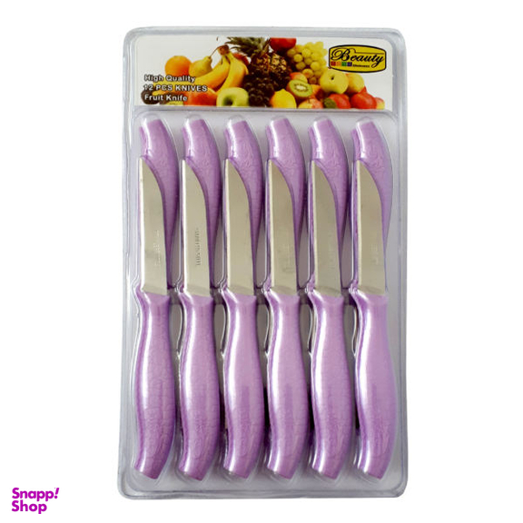 کارد میوه خوری بیوتی (Beauty) کد 6671 بسته 12 عددی