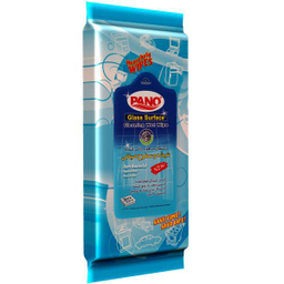 دستمال مرطوب پانو مخصوص شیشه و سطوح صیقلی بسته 36 عددی