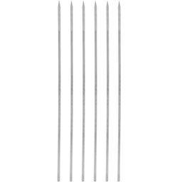 سیخ استیل جوجه مدل کوتاه بسته 6 عددی