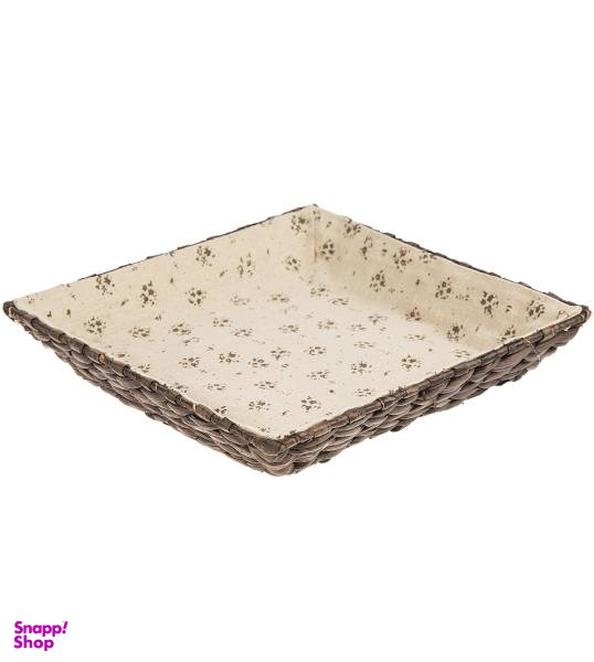 سبد حصیری مربع آلفا مدل 357 سایز بزرگ